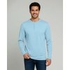 image:image3 Pack Mens Cotton Long Sleeve Henley T Shirts Casual Work Gym Workout TeeLong Sleeve  Set 6