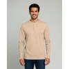 image:image3 Pack Mens Cotton Long Sleeve Henley T Shirts Casual Work Gym Workout TeeLong Sleeve  Set 8
