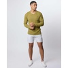 image:image3 Pack Mens Cotton Long Sleeve Pocket T Shirts Crew Neck Athletic WorkoutSet 9