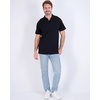 image:image3 Pack Mens Cotton Pique Polo Shirts Short Sleeve Collared Golf Work TopsSet B