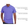 image:image3 Pack Mens Cotton Pique Polo Shirts Short Sleeve Collared Golf Work TopsSet J