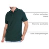 image:image3 Pack Mens Cotton Pique Polo Shirts Short Sleeve Collared Golf Work TopsSet a