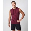 image:image3 Pack Mens Dry Fit Tank Top Hoodie Sleeveless Workout Gym Muscle ShirtsSet 1