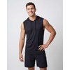 image:image3 Pack Mens Dry Fit Tank Top Hoodie Sleeveless Workout Gym Muscle ShirtsSet 10