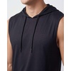 image:image3 Pack Mens Dry Fit Tank Top Hoodie Sleeveless Workout Gym Muscle ShirtsSet 10