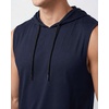 image:image3 Pack Mens Dry Fit Tank Top Hoodie Sleeveless Workout Gym Muscle ShirtsSet 11