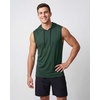 image:image3 Pack Mens Dry Fit Tank Top Hoodie Sleeveless Workout Gym Muscle ShirtsSet 13