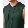 image:image3 Pack Mens Dry Fit Tank Top Hoodie Sleeveless Workout Gym Muscle ShirtsSet 13