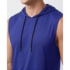 image:image3 Pack Mens Dry Fit Tank Top Hoodie Sleeveless Workout Gym Muscle ShirtsSet 14