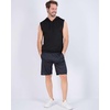 image:image3 Pack Mens Dry Fit Tank Top Hoodie Sleeveless Workout Gym Muscle ShirtsSet 2