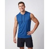 image:image3 Pack Mens Dry Fit Tank Top Hoodie Sleeveless Workout Gym Muscle ShirtsSet 3