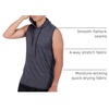 image:image3 Pack Mens Dry Fit Tank Top Hoodie Sleeveless Workout Gym Muscle ShirtsSet 3