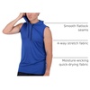 image:image3 Pack Mens Dry Fit Tank Top Hoodie Sleeveless Workout Gym Muscle ShirtsSet 4