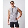 image:image3 Pack Mens Dry Fit Tank Top Hoodie Sleeveless Workout Gym Muscle ShirtsSet 5