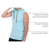image:image3 Pack Mens Dry Fit Tank Top Hoodie Sleeveless Workout Gym Muscle ShirtsSet 6