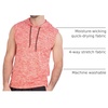 image:image3 Pack Mens Dry Fit Tank Top Hoodie Sleeveless Workout Gym Muscle ShirtsSet 9