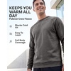 image:image3 Pack Mens Fleece Pullover Sweatshirt Long Sleeve Crewneck Soft SweaterSet 10
