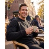 image:image3 Pack Mens Fleece Pullover Sweatshirt Long Sleeve Crewneck Soft SweaterSet 8