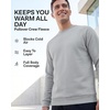 image:image3 Pack Mens Fleece Pullover Sweatshirt Long Sleeve Crewneck Soft SweaterSet 8