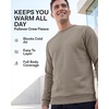 image:image3 Pack Mens Fleece Pullover Sweatshirt Long Sleeve Crewneck Soft SweaterSet 9