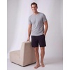 image:image3 Pack Mens Pajama Shorts Sleep Lounge Cotton Sleepwear PJ Bottoms PocketsSet J