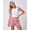 image:image3 Pack Womens Cotton Pajama Shorts Boxer Lounge Sleepwear PJs with PocketsBlack Gingham  Mineral Red Gingham  Pale Lilac Gingham