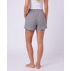image:image3 Pack Womens Cotton Pajama Shorts Boxer Lounge Sleepwear PJs with PocketsBlack Gingham  Mineral Red Gingham  Pale Lilac Gingham