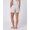 image:image3 Pack Womens Cotton Pajama Shorts Boxer Lounge Sleepwear PJs with PocketsInkwell Stripe  Moonbeam Check  Moonbeam Stripe