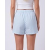 image:image3 Pack Womens Cotton Pajama Shorts Boxer Lounge Sleepwear PJs with PocketsMagano Calcite Stripe  Clear Sky Stripe  Pale Lilac Mini Stripe