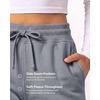 image:image3 Pack Womens Fleece Joggers Sweatpants Lounge Pants Sweats Casual PocketsSet 1
