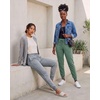 image:image3 Pack Womens Fleece Joggers Sweatpants Lounge Pants Sweats Casual PocketsSet 12