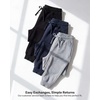 image:image3 Pack Womens Fleece Joggers Sweatpants Lounge Pants Sweats Casual PocketsSet 12