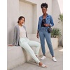 image:image3 Pack Womens Fleece Joggers Sweatpants Lounge Pants Sweats Casual PocketsSet 2