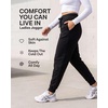 image:image3 Pack Womens Fleece Joggers Sweatpants Lounge Pants Sweats Casual PocketsSet 6