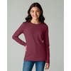 image:image4 Pack Girls Cotton Long Sleeve Shirts Crew Neck Tees Kids Teens TopsSet 4