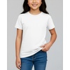 image:image4 Pack Girls Cotton Tshirts Short Sleeve Crew Neck Tees Kids Teens TopsSet 8
