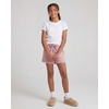 image:image4 Pack Girls Fleece Shorts Lounge Sleep Kids Teens Sweatshorts PocketsSolid Black  Grey Heather  Solid Pale Lilac
