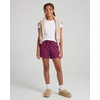 image:image4 Pack Girls Fleece Shorts Lounge Sleep Kids Teens Sweatshorts PocketsSolid Black  Solid Burgundy  Grey Heather