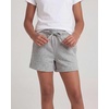 image:image4 Pack Girls Fleece Shorts Lounge Sleep Kids Teens Sweatshorts PocketsSolid Black  Solid Burgundy  Grey Heather