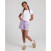 image:image4 Pack Girls Fleece Shorts Lounge Sleep Kids Teens Sweatshorts PocketsSolid Black  Solid Iceberg Green  Solid Orchid Petal