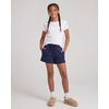 image:image4 Pack Girls Fleece Shorts Lounge Sleep Kids Teens Sweatshorts PocketsSolid Black  Solid Navy Blazer  Charcoal Heather