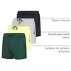 image:image4 Pack Mens 3 Mesh Shorts Athletic Gym Running Basketball Workout Pockets3inch  Set 7