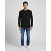 image:image4 Pack Mens Cotton Long Sleeve Shirts Crew Neck Work Casual Jersey T ShirtSet 1