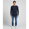 image:image4 Pack Mens Cotton Long Sleeve Shirts Crew Neck Work Casual Jersey T ShirtSet 2
