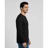 image:image4 Pack Mens Cotton Long Sleeve Shirts Crew Neck Work Casual Jersey T ShirtSet 2