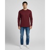 image:image4 Pack Mens Cotton Long Sleeve Shirts Crew Neck Work Casual Jersey T ShirtSet 4