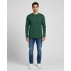 image:image4 Pack Mens Cotton Long Sleeve Shirts Crew Neck Work Casual Jersey T ShirtSet 6