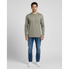 image:image4 Pack Mens Cotton Long Sleeve Shirts Crew Neck Work Casual Jersey T ShirtSet 8