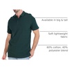 image:image4 Pack Mens Cotton Pique Polo Shirts Short Sleeve Collared Golf WorkSet 1