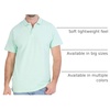 image:image4 Pack Mens Cotton Pique Polo Shirts Short Sleeve Collared Golf WorkSet 2